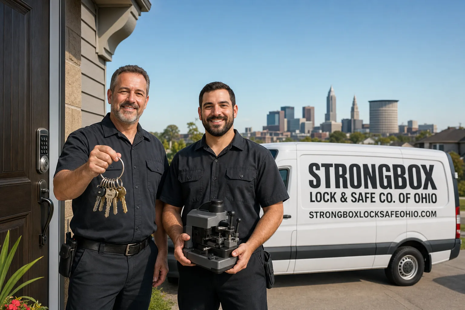 Strongbox Lock & Safe Co. of Ohio locksmith team